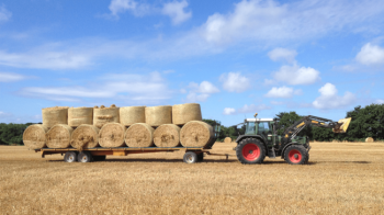 Transport de paille