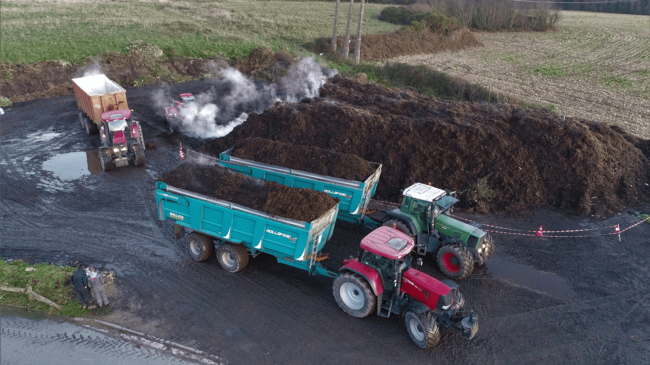 Transport de compost